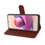 Xiaomi Redmi Note 10 5G Cover med Stativ Brun