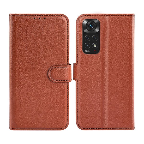 Xiaomi Redmi Note 11 Pro Etui med Stativ Brun