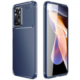 Xiaomi Redmi Note 11 Pro Cover Kulfibertekstur Blå