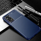 Xiaomi Redmi Note 11 Pro Cover Kulfibertekstur Blå