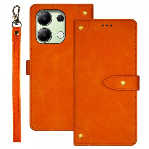 Xiaomi Redmi Note 13 4G Cover med Rem Orange