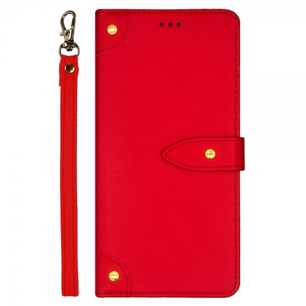 Xiaomi Redmi Note 13 4G Cover med Rem Rød