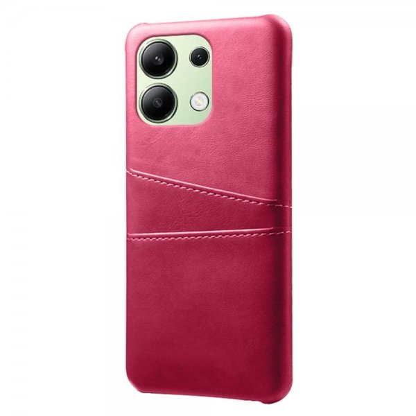 Xiaomi Redmi Note 13 4G Cover med to Kortlommer Magenta