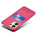 Xiaomi Redmi Note 13 4G Cover med to Kortlommer Magenta