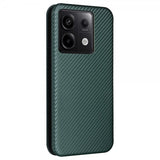 Xiaomi Redmi Note 13 5G Cover Kulfibertekstur Grøn