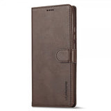 Lc.Imeeke Xiaomi Redmi Note 13 5G Etui med Kortlomme Stativfunktion Brun