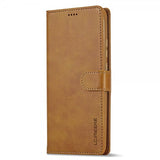Lc.Imeeke Xiaomi Redmi Note 13 5G Etui med Kortrum Stativfunktion Lysebrun