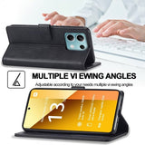 Lc.Imeeke Xiaomi Redmi Note 13 5G Etui med Kortlomme Stativfunktion Sort