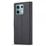 Lc.Imeeke Xiaomi Redmi Note 13 5G Etui med Kortlomme Stativfunktion Sort