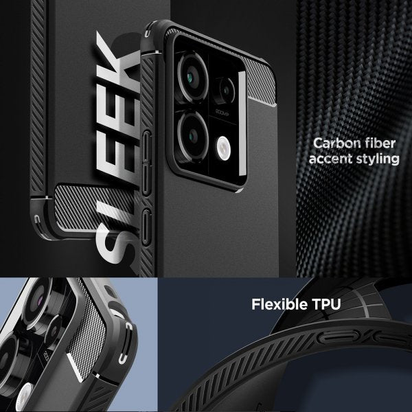 Spigen Xiaomi Redmi Note 13 Pro 5G Cover Rugged Armor Mat Sort