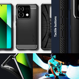 Spigen Xiaomi Redmi Note 13 Pro 5G Cover Rugged Armor Mat Sort
