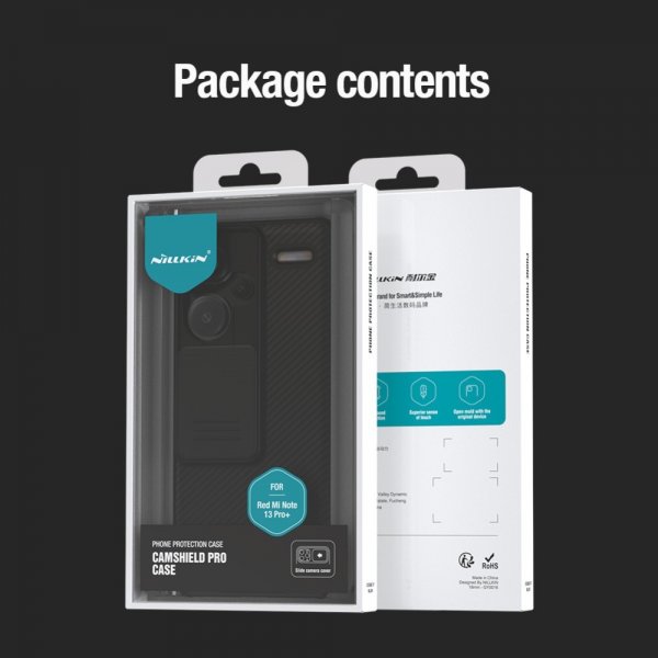 Nillkin Xiaomi Redmi Note 13 Pro Plus 5G Cover CamShield Pro Sort