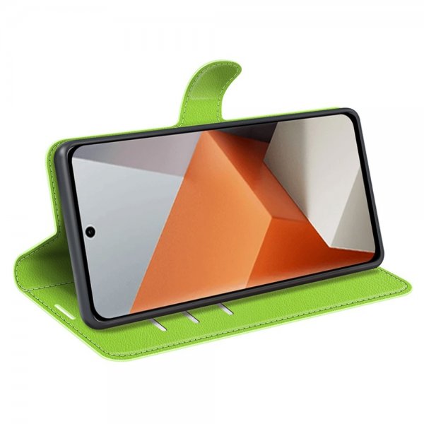 Xiaomi Redmi Note 13 Pro Plus 5G Cover Litchi Grøn
