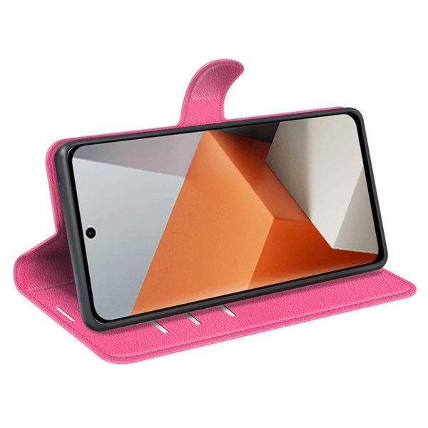 Xiaomi Redmi Note 13 Pro Plus 5G Cover Litchi Magenta