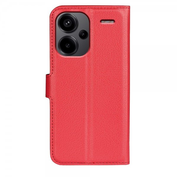 Xiaomi Redmi Note 13 Pro Plus 5G Cover Litchi Rød