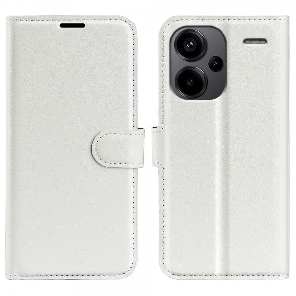 Xiaomi Redmi Note 13 Pro Plus 5G Cover Litchi Hvid