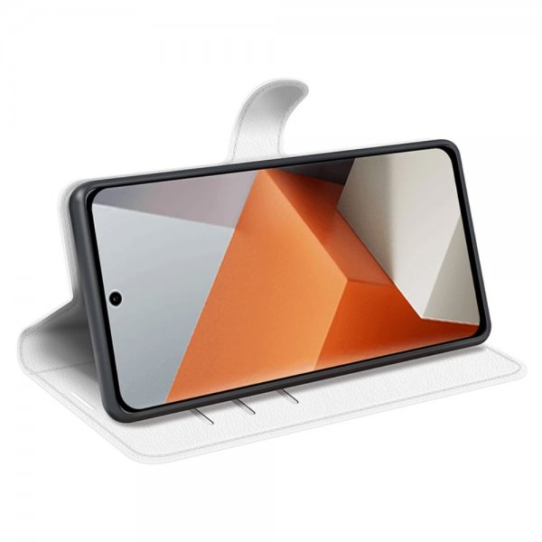 Xiaomi Redmi Note 13 Pro Plus 5G Cover Litchi Hvid