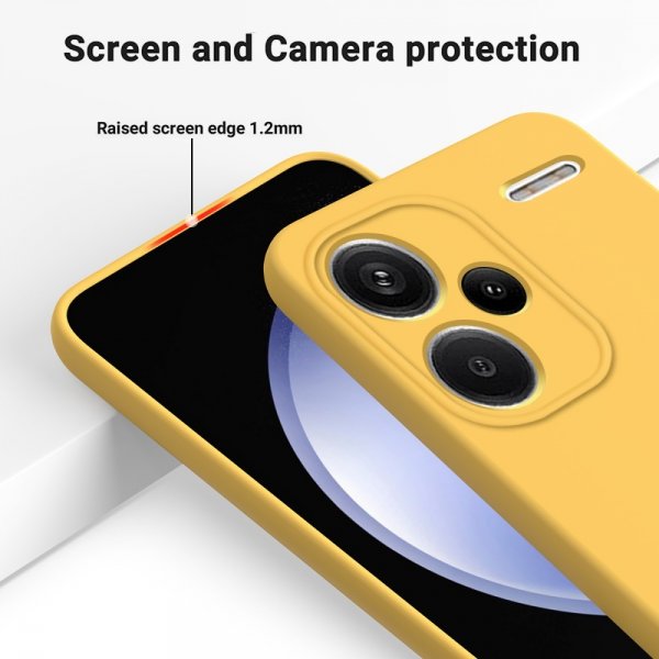 Xiaomi Redmi Note 13 Pro Plus 5G Cover med Rem Silikone Gul