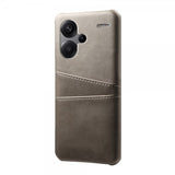 Xiaomi Redmi Note 13 Pro Plus 5G Cover med to kortlommer Grå