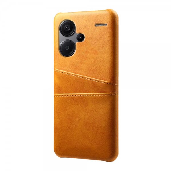Xiaomi Redmi Note 13 Pro Plus 5G Cover med to Kortlommer Lysebrun