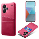 Xiaomi Redmi Note 13 Pro Plus 5G Cover med to Kortlommer Magenta