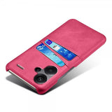Xiaomi Redmi Note 13 Pro Plus 5G Cover med to Kortlommer Magenta