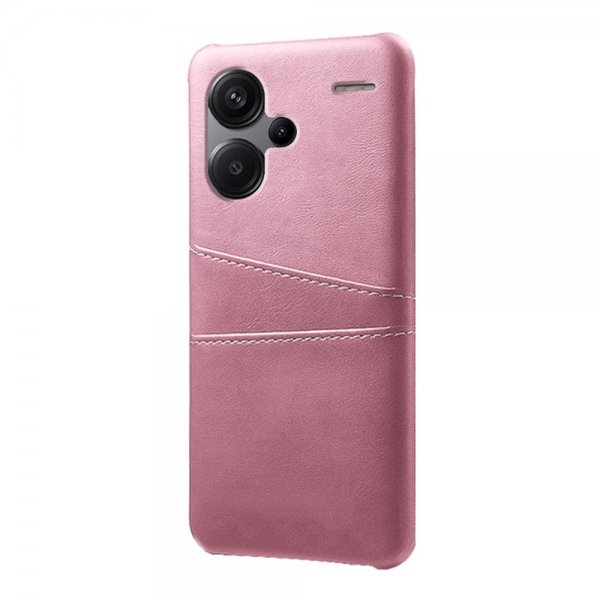 Xiaomi Redmi Note 13 Pro Plus 5G Cover med to Kortlommer Rosaguld