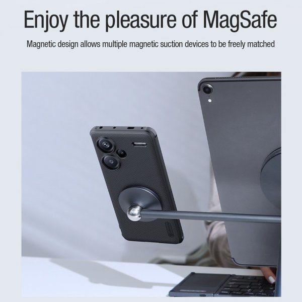Nillkin Xiaomi Redmi Note 13 Pro Plus 5G Cover Super Frosted Shield Pro MagSafe Sort