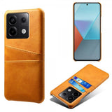Xiaomi Redmi Note 13 Pro 5G Cover med to Kortlommer Lysebrun