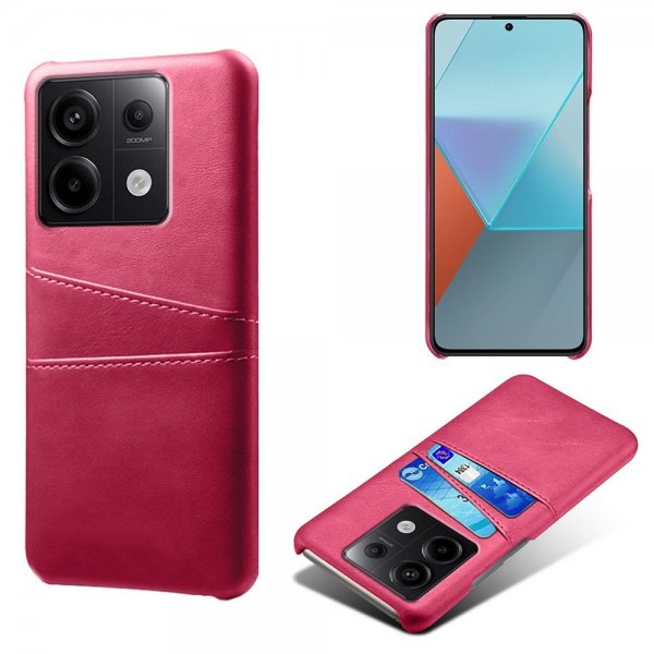 Xiaomi Redmi Note 13 Pro 5G Etui med to kortrum Magenta