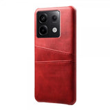 Xiaomi Redmi Note 13 Pro 5G Etui med to Kortlommer Rød