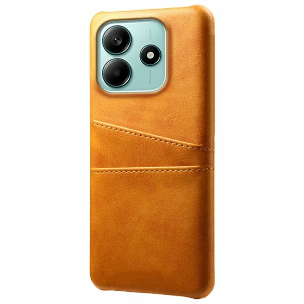Xiaomi Redmi Note 14 5G Cover med to Kortlommer Lysebrun