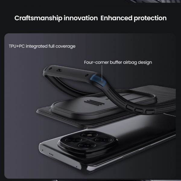 Nillkin Xiaomi Redmi Note 14 Pro 5G Cover CamShield Pro Sort