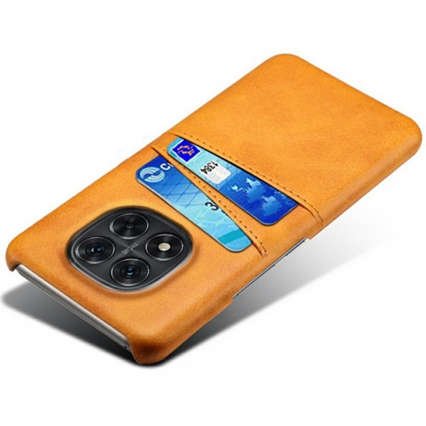 Xiaomi Redmi Note 14 Pro 5G Cover med to Kortlommer Lysebrun